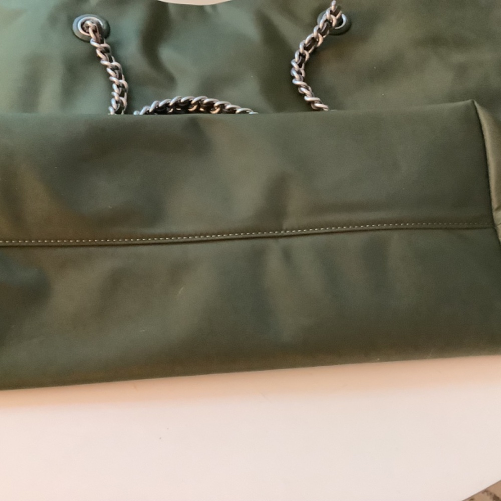 Tory Burch Women's Ella Chain Tote, Olive Green - Picture 9 of 10